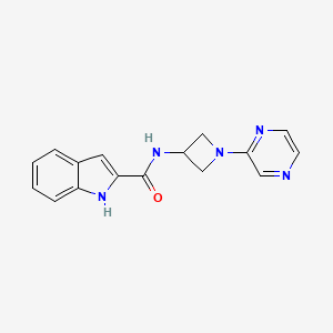 N-[1-(pyrazin-2-yl)azetidin-3-yl]-1H-indole-2-carboxamide