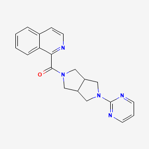 1-[5-(Pyrimidin-2-yl)-octahydropyrrolo[3,4-c]pyrrole-2-carbonyl]isoquinoline