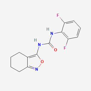 1-(2,6-Difluorophenyl)-3-(4,5,6,7-tetrahydro-2,1-benzoxazol-3-yl)urea