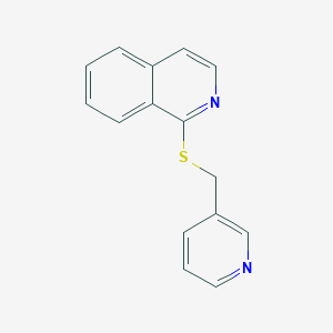 1-[(Pyridin-3-ylmethyl)sulfanyl]isoquinoline