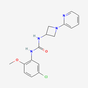 1-(5-Chloro-2-methoxyphenyl)-3-[1-(pyridin-2-yl)azetidin-3-yl]urea