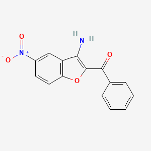 (3-Amino-5-nitro-2-benzofuranyl)-phenylmethanone