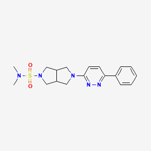 N,N-dimethyl-5-(6-phenylpyridazin-3-yl)-octahydropyrrolo[3,4-c]pyrrole-2-sulfonamide