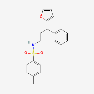 N-[3-(2-furanyl)-3-phenylpropyl]-4-methylbenzenesulfonamide