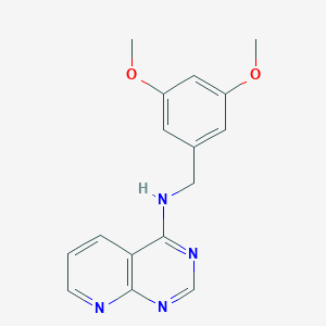 N-[(3,5-dimethoxyphenyl)methyl]pyrido[2,3-d]pyrimidin-4-amine