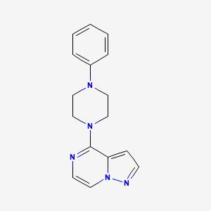 1-Phenyl-4-{pyrazolo[1,5-a]pyrazin-4-yl}piperazine