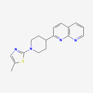 2-[1-(5-Methyl-1,3-thiazol-2-yl)piperidin-4-yl]-1,8-naphthyridine