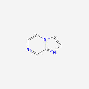 molecular formula C6H5N3 B1224502 Imidazo[1,2-a]pyrazine CAS No. 274-79-3