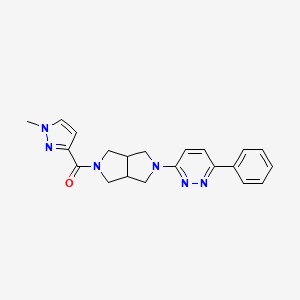 3-[5-(1-methyl-1H-pyrazole-3-carbonyl)-octahydropyrrolo[3,4-c]pyrrol-2-yl]-6-phenylpyridazine