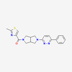 3-[5-(2-Methyl-1,3-thiazole-4-carbonyl)-octahydropyrrolo[3,4-c]pyrrol-2-yl]-6-phenylpyridazine