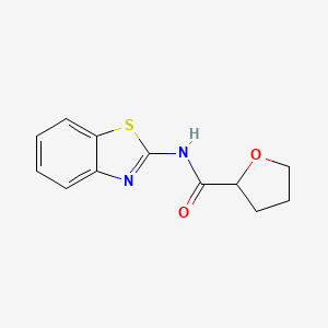 N-(1,3-benzothiazol-2-yl)-2-oxolanecarboxamide