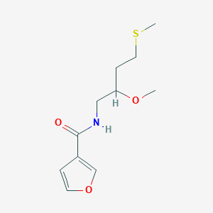 N-[2-methoxy-4-(methylsulfanyl)butyl]furan-3-carboxamide