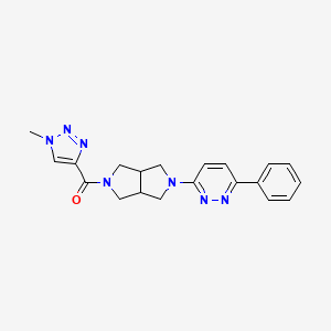 3-[5-(1-methyl-1H-1,2,3-triazole-4-carbonyl)-octahydropyrrolo[3,4-c]pyrrol-2-yl]-6-phenylpyridazine