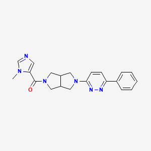 3-[5-(1-methyl-1H-imidazole-5-carbonyl)-octahydropyrrolo[3,4-c]pyrrol-2-yl]-6-phenylpyridazine