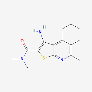 1-Amino-N,N,5-trimethyl-6H,7H,8H,9H-thieno[2,3-C]isoquinoline-2-carboxamide