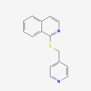 1-[(Pyridin-4-ylmethyl)sulfanyl]isoquinoline