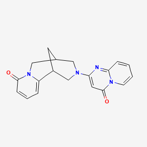 molecular formula C19H18N4O2 B12245480 11-{4-oxo-4H-pyrido[1,2-a]pyrimidin-2-yl}-7,11-diazatricyclo[7.3.1.0^{2,7}]trideca-2,4-dien-6-one 