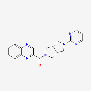 2-[5-(Pyrimidin-2-yl)-octahydropyrrolo[3,4-c]pyrrole-2-carbonyl]quinoxaline