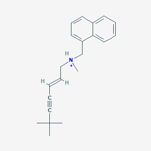 molecular formula C21H26N+ B1224567 Terbinafine(1+) 