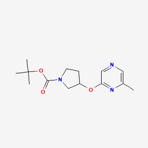 Tert-butyl 3-[(6-methylpyrazin-2-yl)oxy]pyrrolidine-1-carboxylate