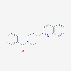 2-(1-Benzoylpiperidin-4-yl)-1,8-naphthyridine