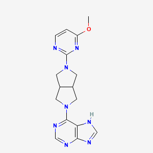 6-[5-(4-methoxypyrimidin-2-yl)-octahydropyrrolo[3,4-c]pyrrol-2-yl]-9H-purine