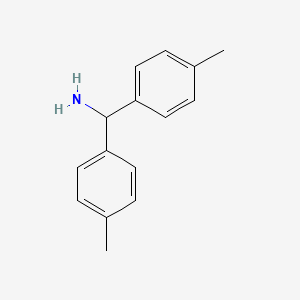 molecular formula C15H17N B1224576 Bis(4-methylphenyl)methanamine CAS No. 55095-22-2