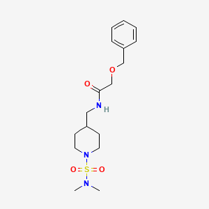 2-(benzyloxy)-N-{[1-(dimethylsulfamoyl)piperidin-4-yl]methyl}acetamide