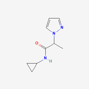 N-cyclopropyl-2-(1H-pyrazol-1-yl)propanamide