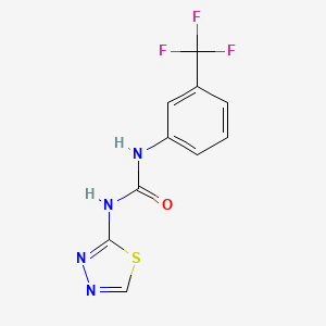 3-(1,3,4-Thiadiazol-2-yl)-1-[3-(trifluoromethyl)phenyl]urea