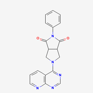 2-Phenyl-5-{pyrido[2,3-d]pyrimidin-4-yl}-octahydropyrrolo[3,4-c]pyrrole-1,3-dione