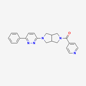 3-Phenyl-6-[5-(pyridine-4-carbonyl)-octahydropyrrolo[3,4-c]pyrrol-2-yl]pyridazine