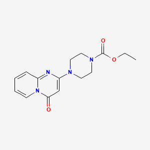 ethyl 4-{4-oxo-4H-pyrido[1,2-a]pyrimidin-2-yl}piperazine-1-carboxylate