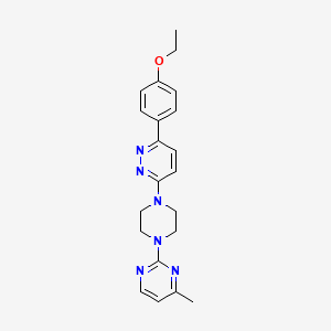 3-(4-Ethoxyphenyl)-6-[4-(4-methylpyrimidin-2-yl)piperazin-1-yl]pyridazine