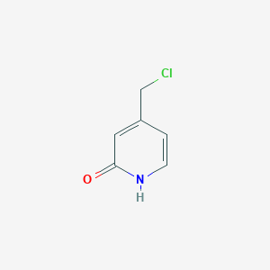 molecular formula C6H6ClNO B012246 4-(Chloromethyl)-1H-pyridin-2-one CAS No. 105590-03-2