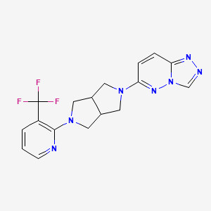 2-(5-{[1,2,4]Triazolo[4,3-b]pyridazin-6-yl}-octahydropyrrolo[3,4-c]pyrrol-2-yl)-3-(trifluoromethyl)pyridine