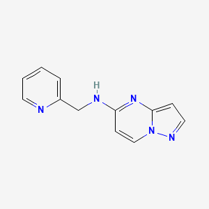 N-[(pyridin-2-yl)methyl]pyrazolo[1,5-a]pyrimidin-5-amine