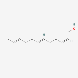 molecular formula C15H26O B1224630 (2Z,6E)-法尼醇 CAS No. 3790-71-4