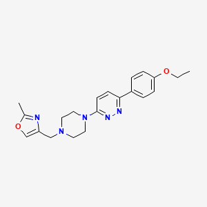 3-(4-Ethoxyphenyl)-6-{4-[(2-methyl-1,3-oxazol-4-yl)methyl]piperazin-1-yl}pyridazine