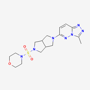 4-[(5-{3-Methyl-[1,2,4]triazolo[4,3-b]pyridazin-6-yl}-octahydropyrrolo[3,4-c]pyrrol-2-yl)sulfonyl]morpholine