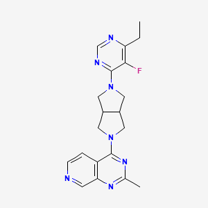 4-Ethyl-5-fluoro-6-(5-{2-methylpyrido[3,4-d]pyrimidin-4-yl}-octahydropyrrolo[3,4-c]pyrrol-2-yl)pyrimidine