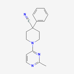 1-(2-Methylpyrimidin-4-yl)-4-phenylpiperidine-4-carbonitrile