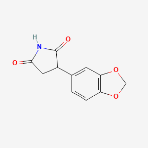 3-(2H-1,3-benzodioxol-5-yl)pyrrolidine-2,5-dione