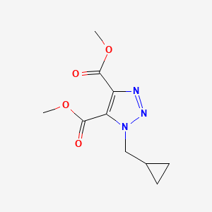 4,5-dimethyl 1-(cyclopropylmethyl)-1H-1,2,3-triazole-4,5-dicarboxylate