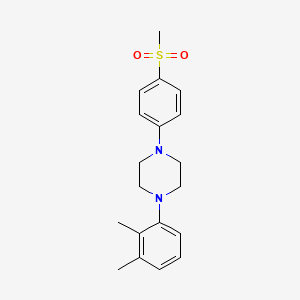 1-(2,3-Dimethylphenyl)-4-(4-methanesulfonylphenyl)piperazine