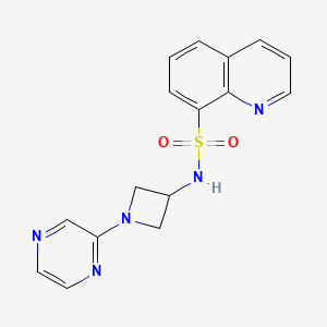 N-[1-(pyrazin-2-yl)azetidin-3-yl]quinoline-8-sulfonamide