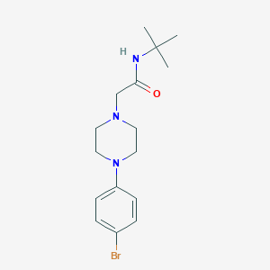 2-[4-(4-bromophenyl)piperazin-1-yl]-N-tert-butylacetamide