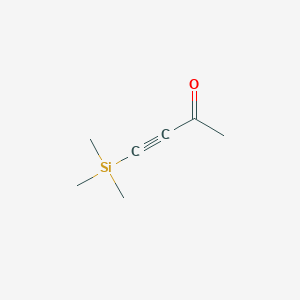 molecular formula C7H12OSi B1224664 4-(Trimethylsilyl)-3-butyn-2-one CAS No. 5930-98-3