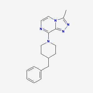 4-Benzyl-1-{3-methyl-[1,2,4]triazolo[4,3-a]pyrazin-8-yl}piperidine