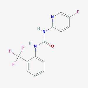 3-(5-Fluoropyridin-2-yl)-1-[2-(trifluoromethyl)phenyl]urea